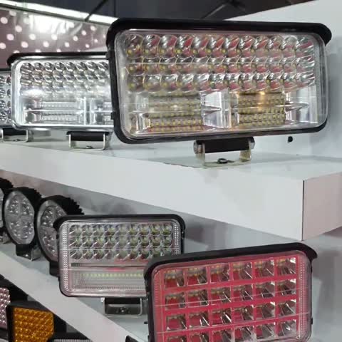 پروژکتور 64 LED مربعی 64 وات 12 ولت