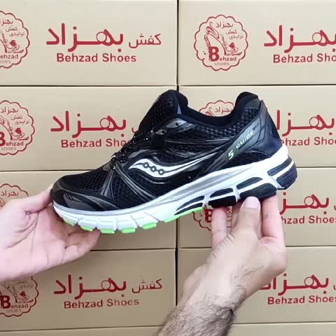 کتونی ساکونی مردانه پسرانه رنگ مشکی  سایز 41 تا 44 کفی طبی زیره پیو لژ 4 سانتی رویه راشل خارجی سبک و راحت