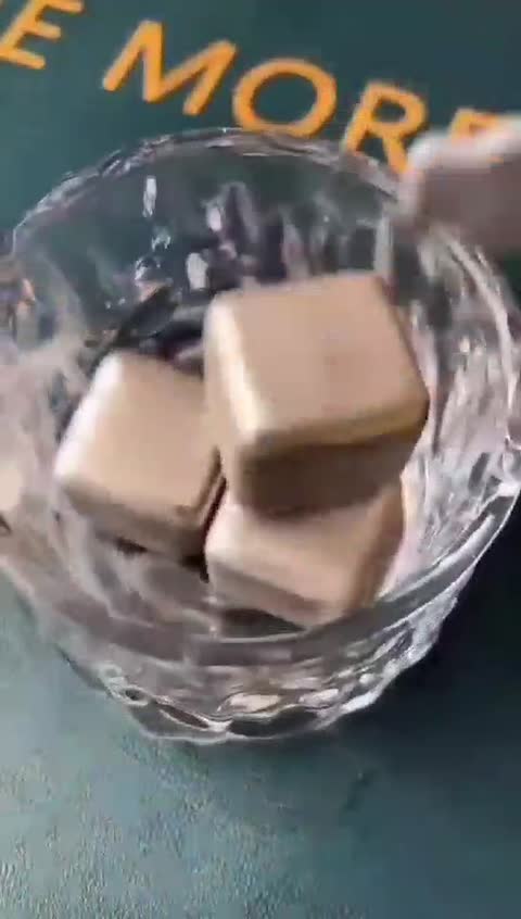 یخ مصنوعی استیل ضد زنگ مکعبی 4عددی