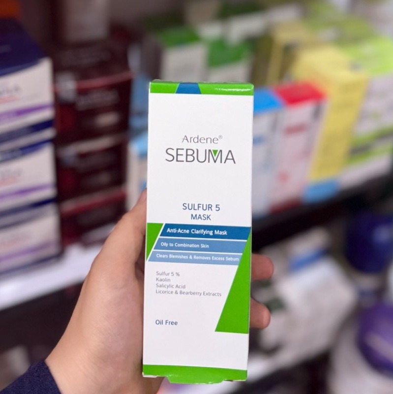 ماسک ضد جوش پوست چرب آردن سبوما مدل Sulfur 5 حجم 75 میلی لیتر