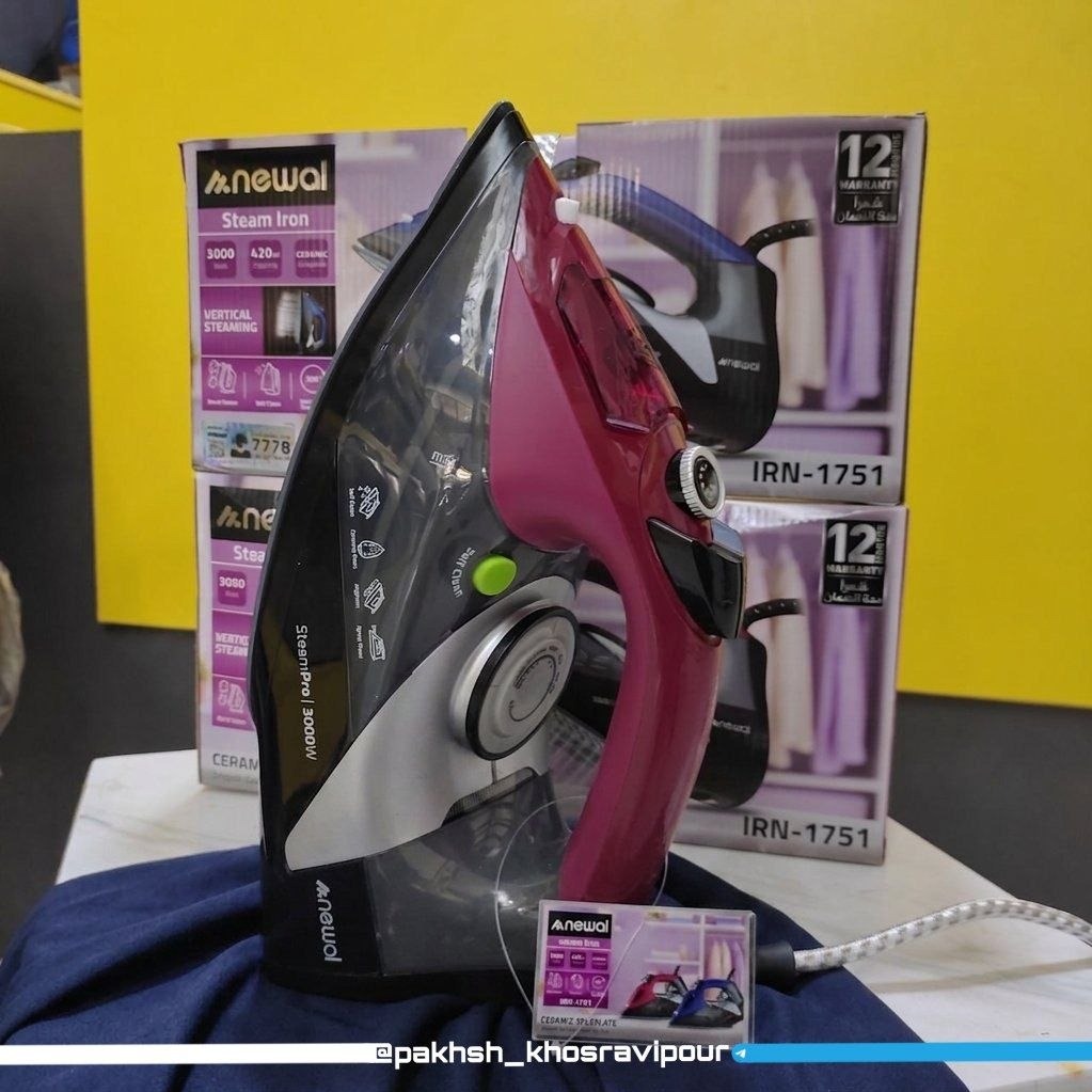 اتو بخار کف سرامیک نیوال مدل IRN-1751