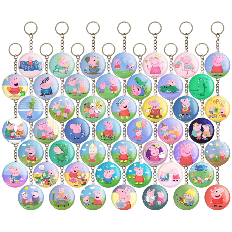 جاکلیدی خندالو مدل پپا پیگ Peppa Pig کد 198 مجموعه 49 عددی - با بهترین کیفیت