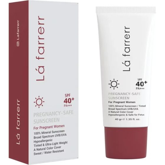 کرم ضد آفتاب بارداری SPF40 لافارر رنگی 40م (1406)