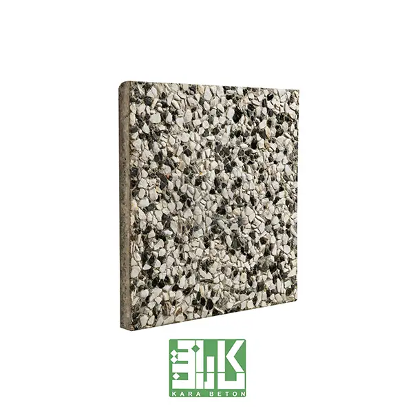 واش بتن سایز 40×40 سفید مشکی