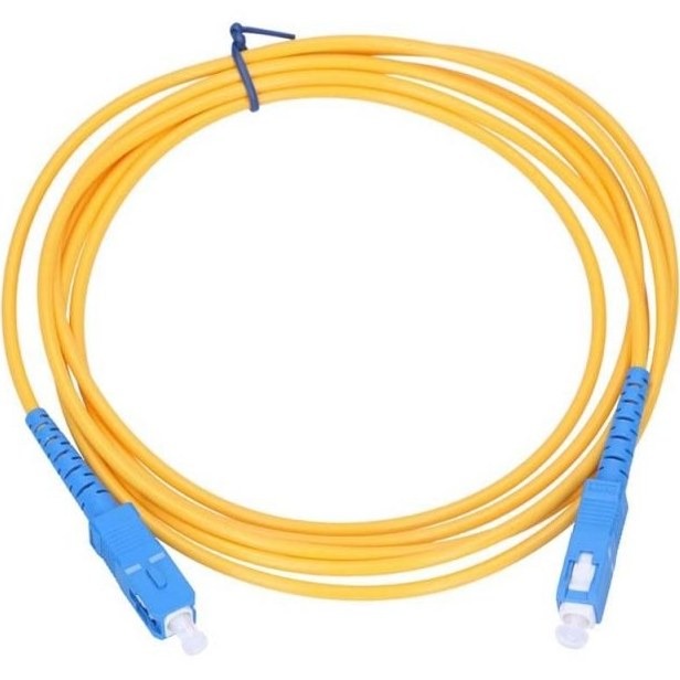 HS- پچ کورد فیبر نوری 3 متری SCUPC - Single Mode (Simplex) روکش استاندارد LSZH
