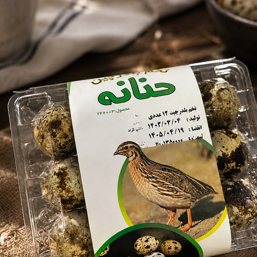 تخم بلدرچین حنانه 