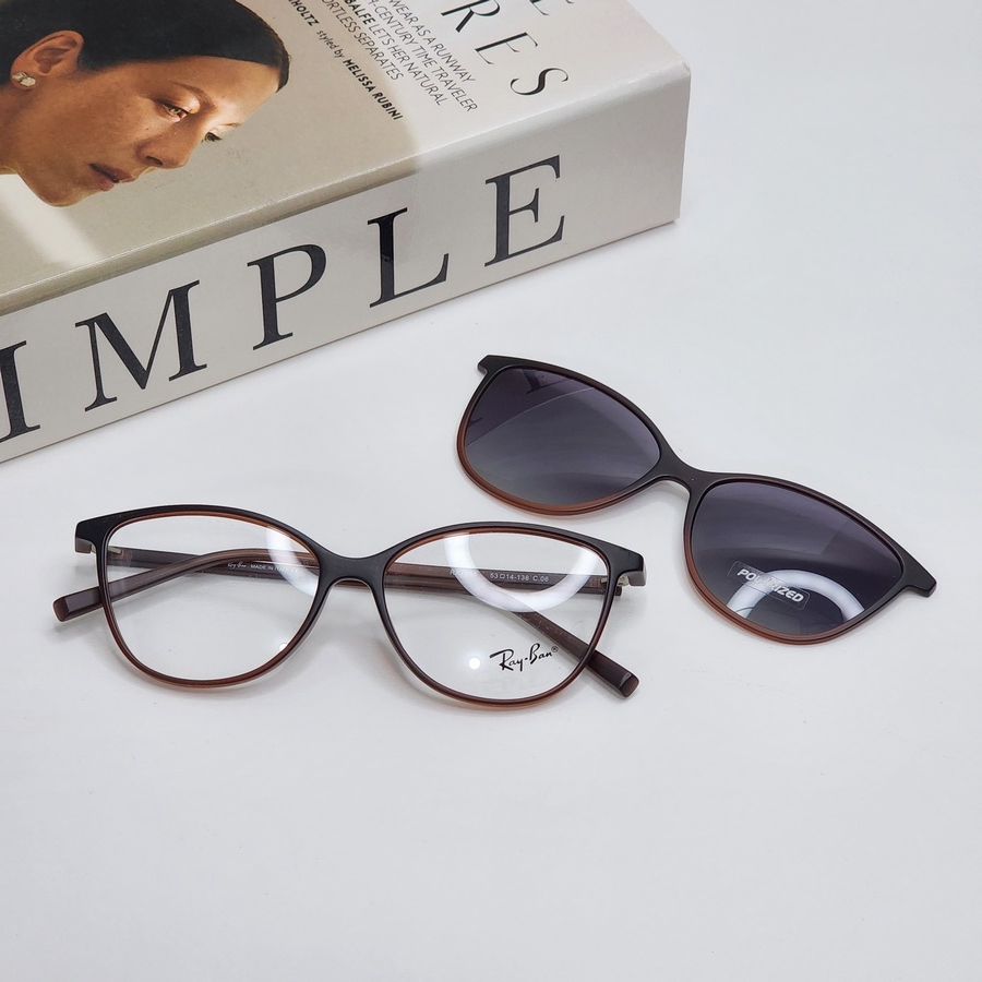 عینک طبی کاوردار زنانهRay Ban کدb527
