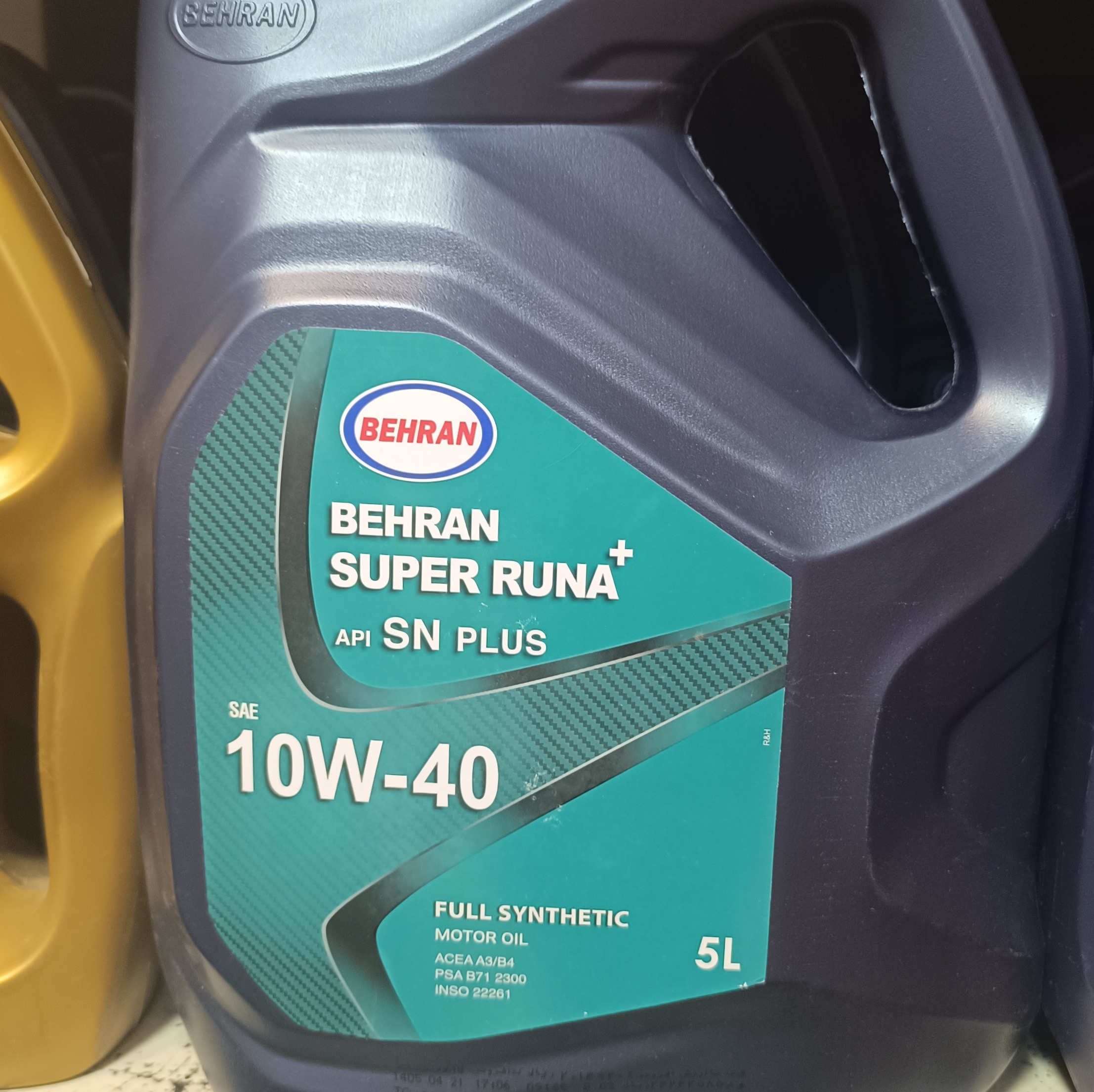 بهران سوپر رانا پلاس 5 لیتری گرید sn 10w-40