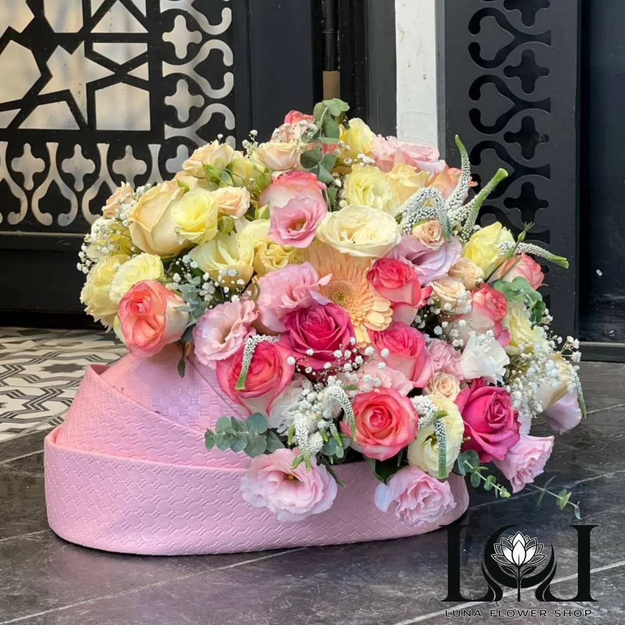 باکس گل طبیعی نوزاد BL197