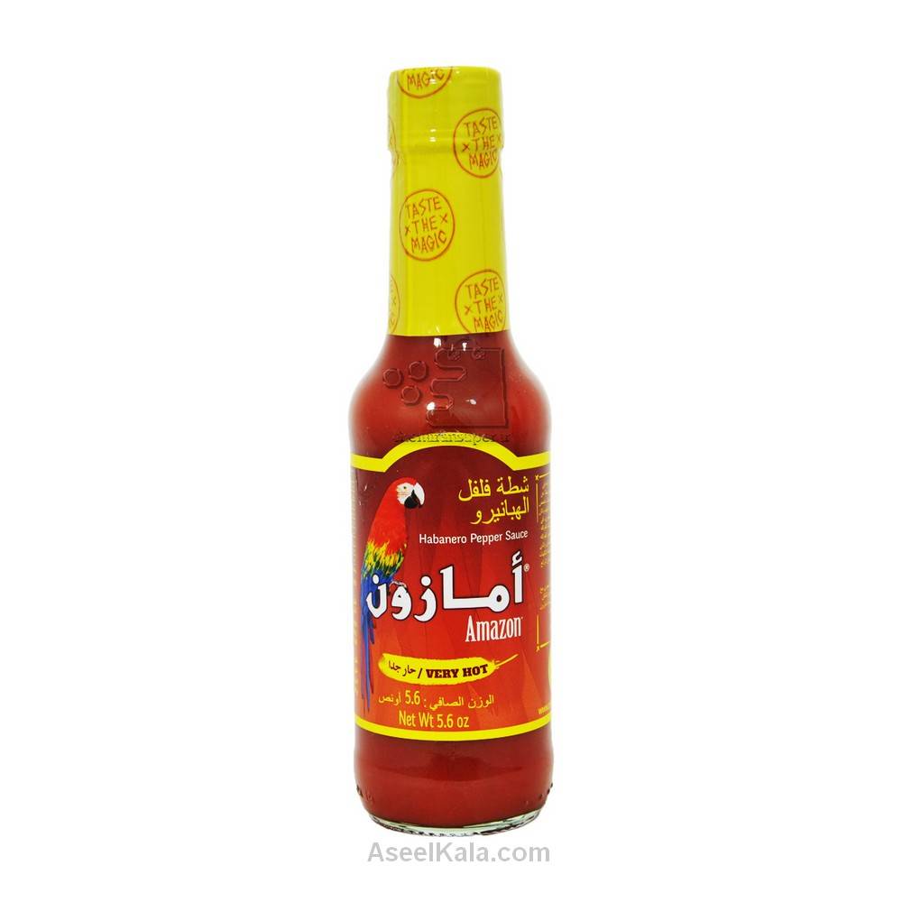 سس فلفل آمازون قرمز خیلی تند وزن 165 میل - Amazon