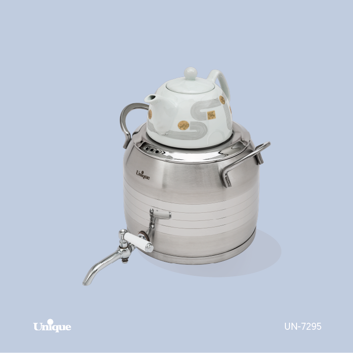 ست کتری و قوری 5 لیتر طرح ترک کد UN-7295