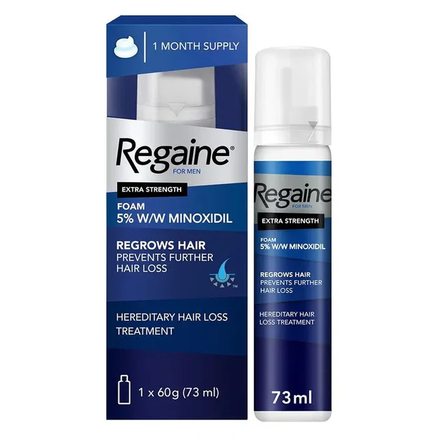 محلول موی رگین مردانه 5% (200 میلی لیتر) - درمان پیشرفته ریزش مو Regaine Men Foam
