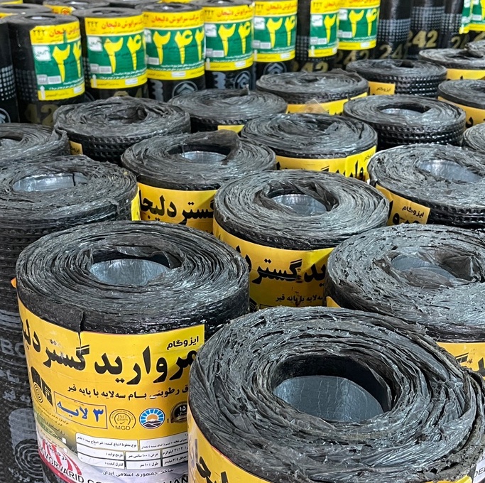 ایزوگام مروارید گستر دلیجان فویلدار پنجاه متر (عمده)