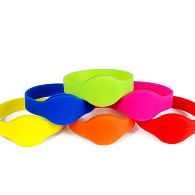 تگ دستبندی RFID سیلیکونی 125khz (مشکی) مدل 1