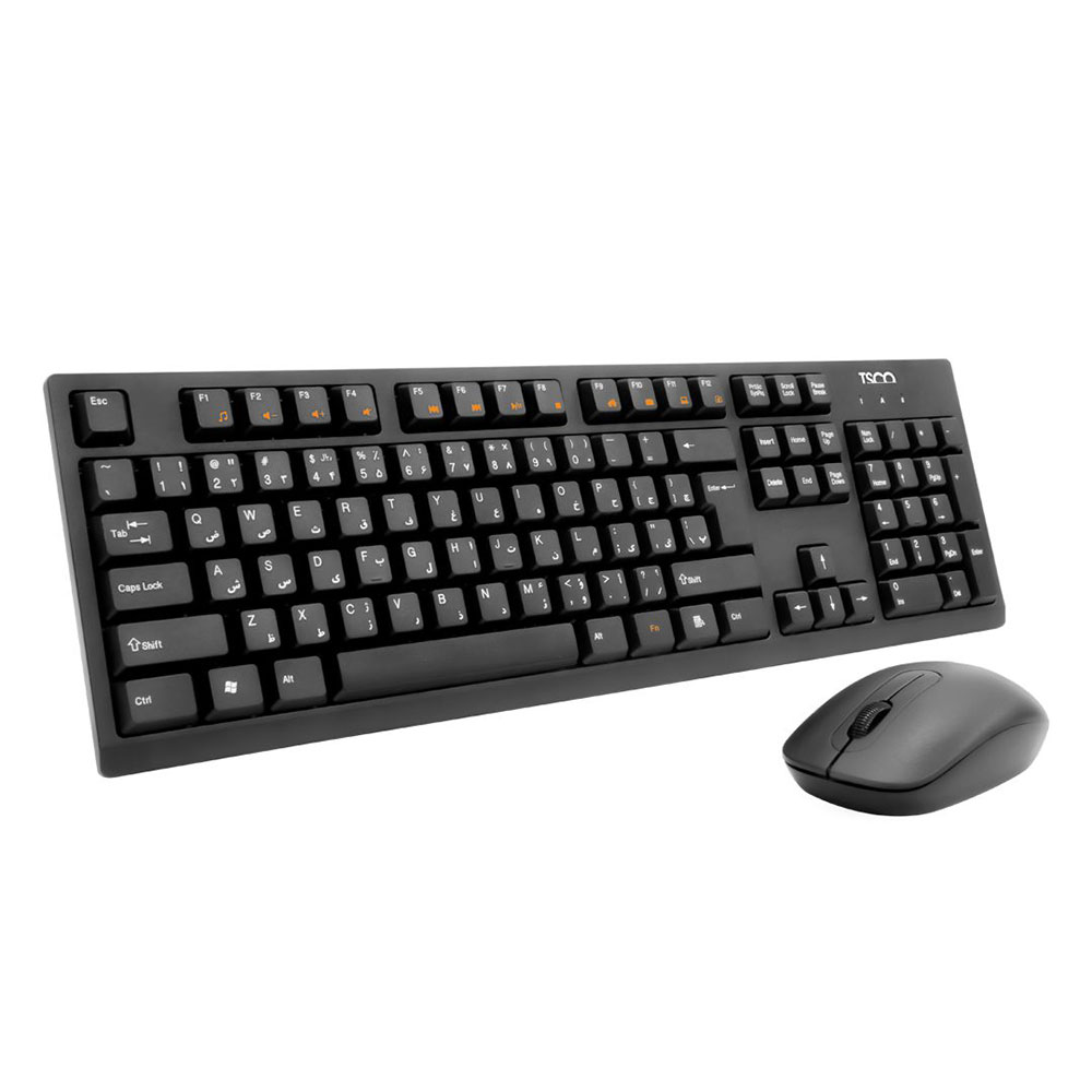 ست ماوس و کیبورد بی سیم تسکو مدل TKM7019W مدل 1