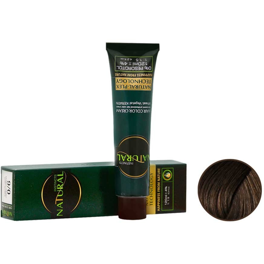 رنگ مو نچرال Natural شماره 5.00 رنگ قهوه ای روشن قوی حجم 120 میل