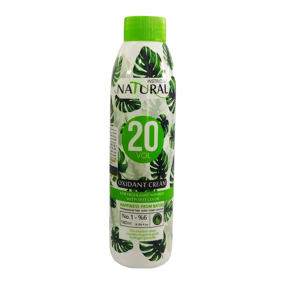 کرم اکسیدان 6 درصد نچرال Natural حجم 180 میل
