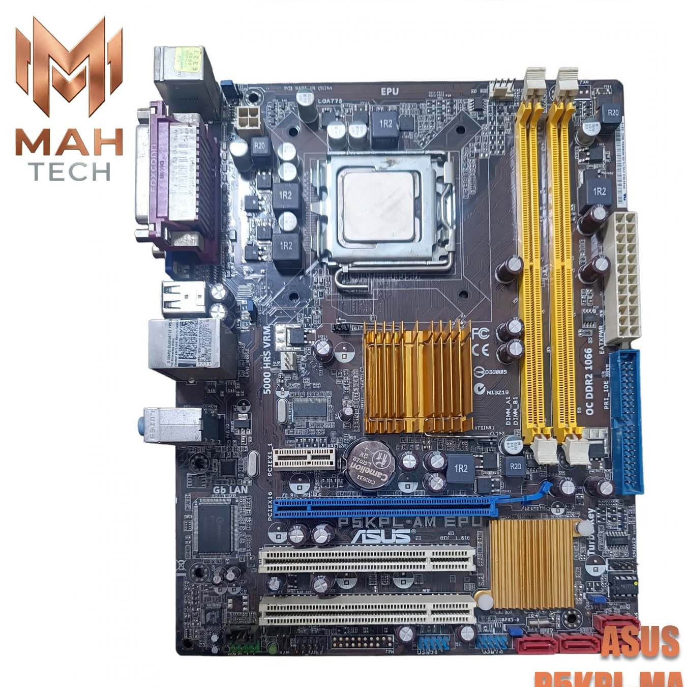 مادربرد و CPU اینتل / Intel Pentium Dual-Core E5300 + ASUS P5KPL-AM EPU