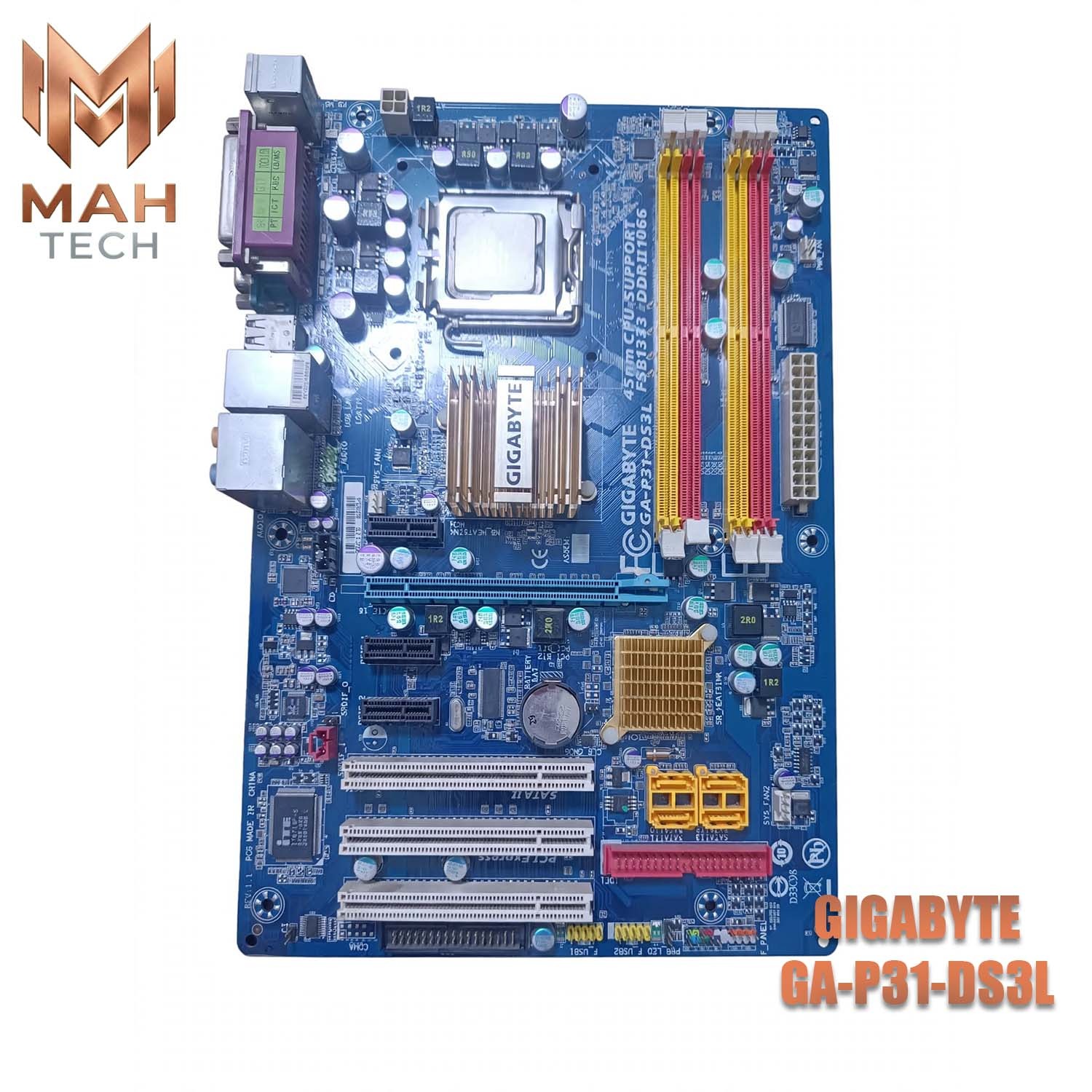 CPU اینتل Pentium E2180 + مادربرد گیگابایت GA-P31-DS3L (سوکت 775)