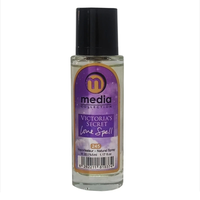 عطر جیبی زنانه مدیا مدل ویکتوریا سکترت لاو اسپل حجم 35 میلی لیتر