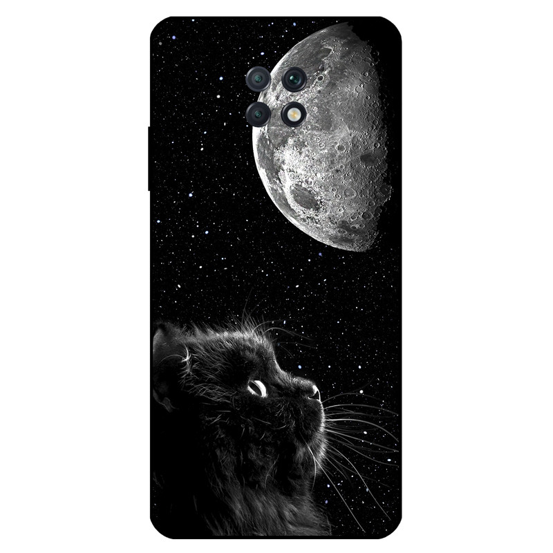کاور مگافون طرح گربه مدل 1882 مناسب برای گوشی موبایل شیائومی Redmi Note 9T