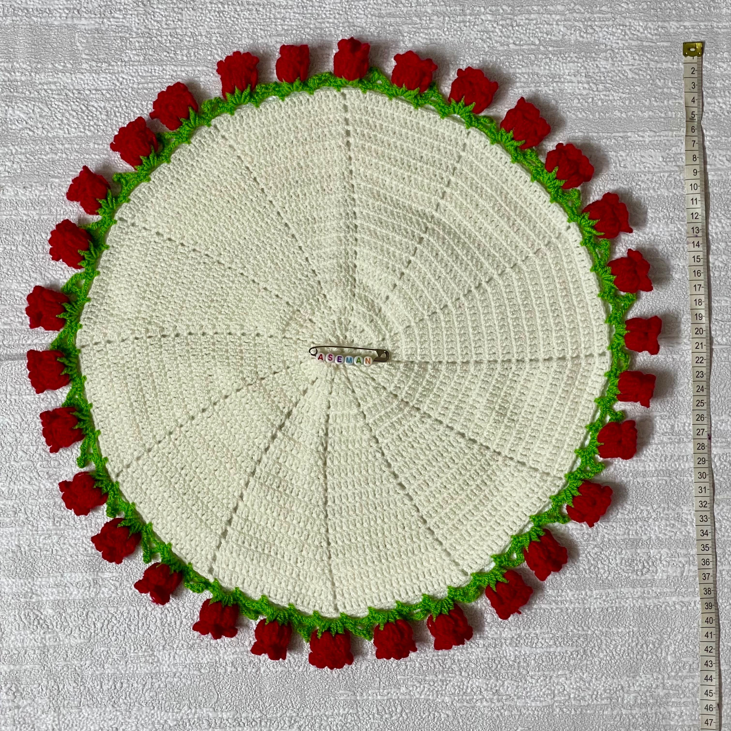  زیر بشقابی دسته گل