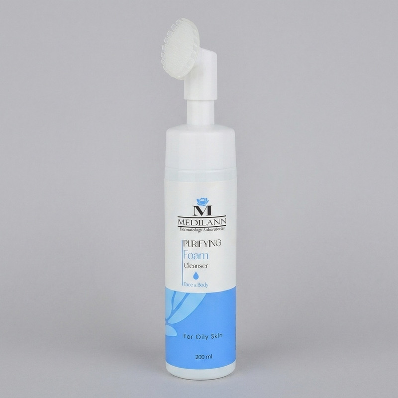 فوم شستشوی صورت و بدن مدیلن مدل Purifying مناسب برای پوست چرب حجم 200 میلیلیتر