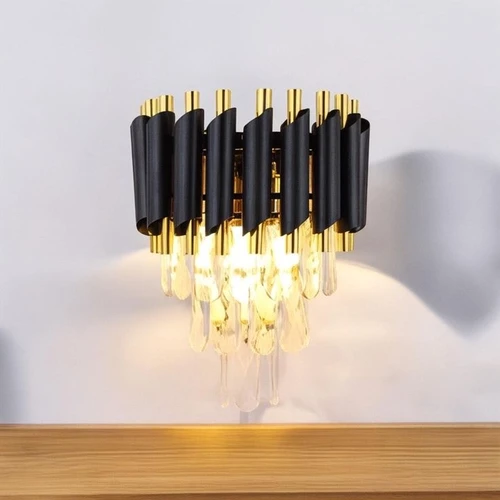 لوستردیواری کریستالی دیوارکوب کریستالی کد C-116
