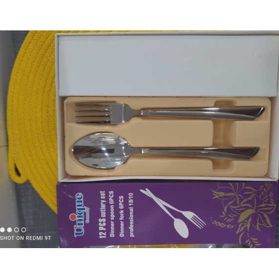 سرویس قاشق و چنگال یونیک 12 تایی