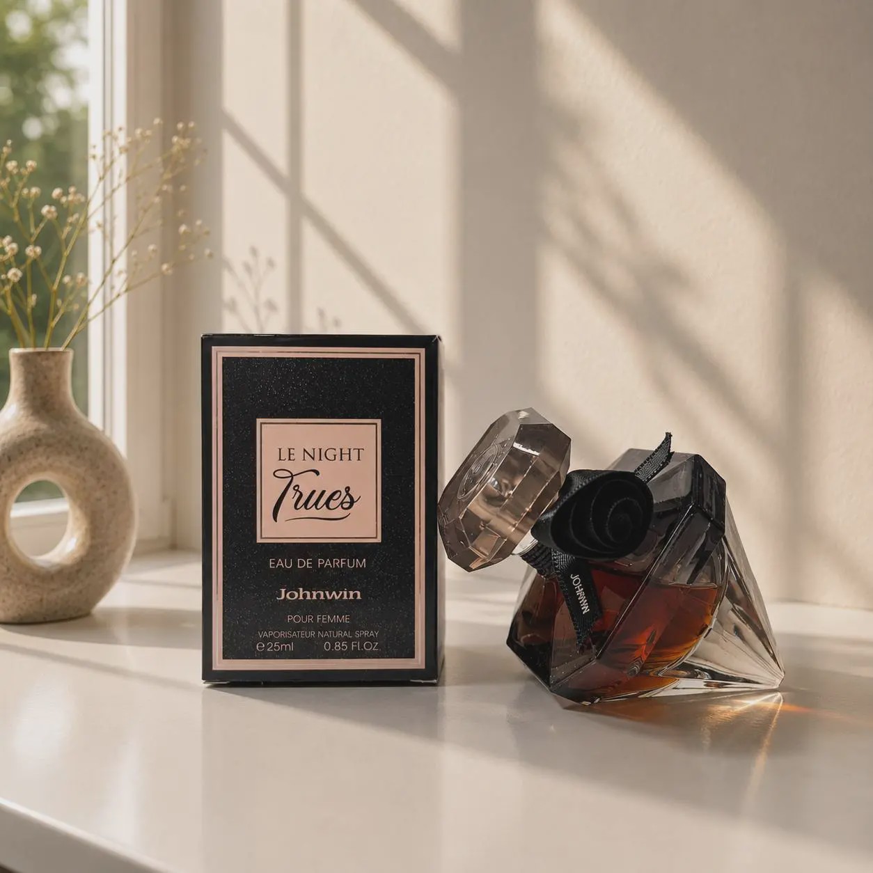 ادکلن زنانه Le Night Trues 25ml برند Johnwin لو نایت تروس جانوین