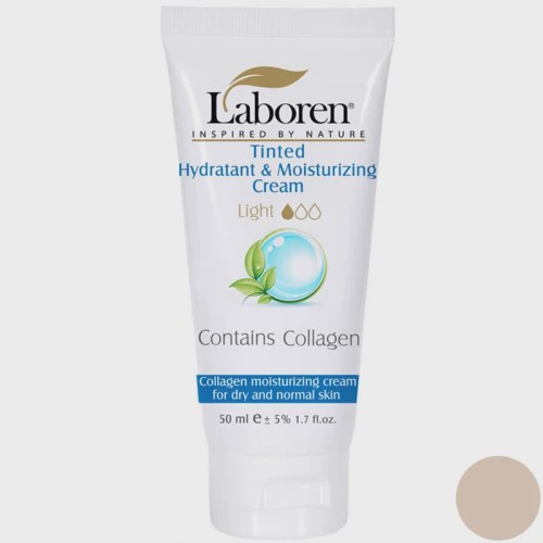 کرم آبرسان و مرطوب کننده رنگی پوست خشک و معمولی لابورن 50 میل - Laboren