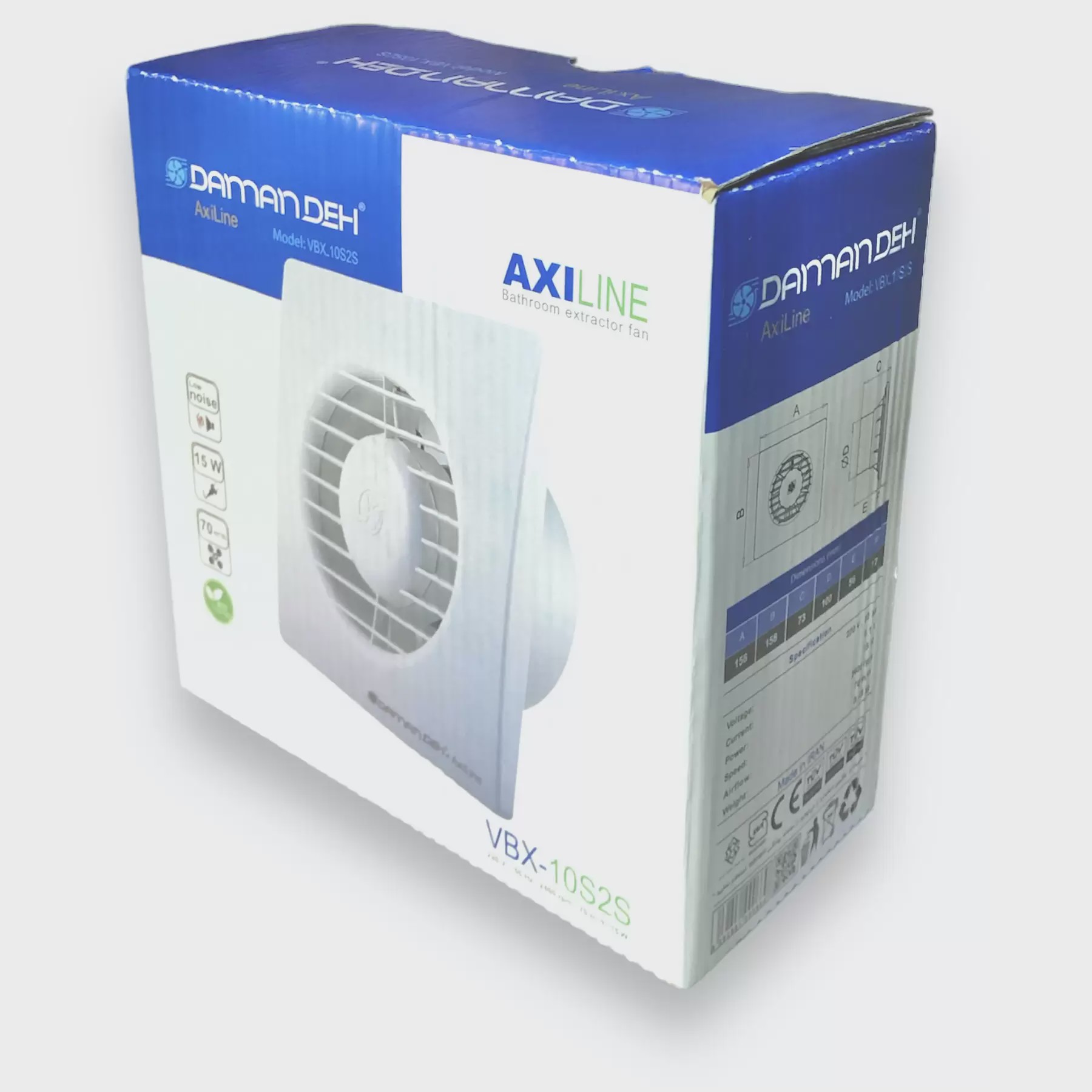 هواکش خانگی دمنده 10 اکسی لاین VBX VBX-10S2S