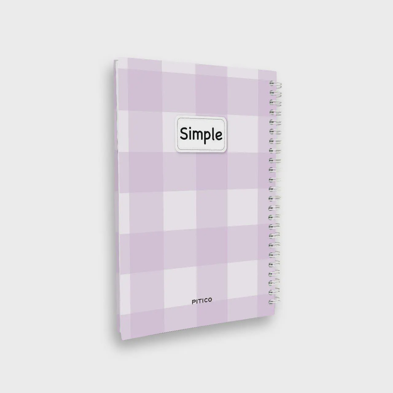 دفتر خط دار جلد سخت 100 برگ simple طرح 1 لوازم تحریر فانتزی