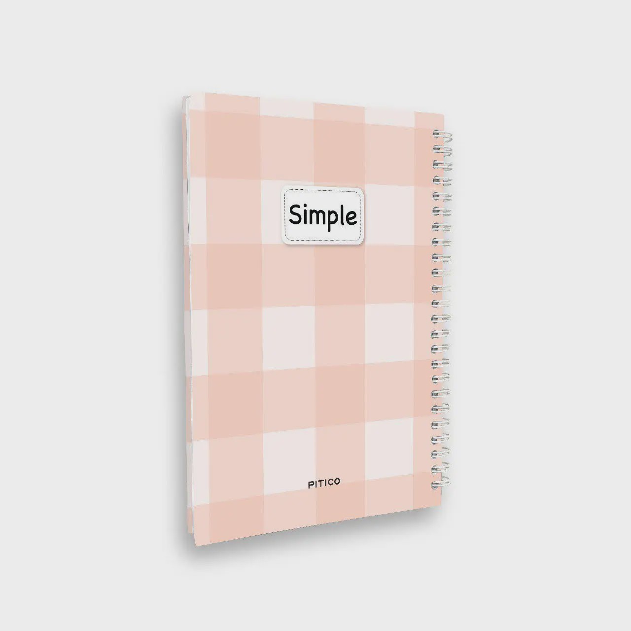 دفتر خط دار جلد سخت 100 برگ simple طرح 3 لوازم تحریر فانتزی