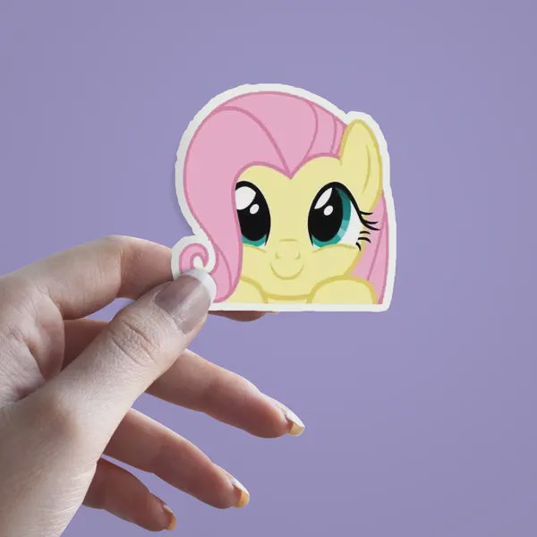 استیکر My Little Pony Fluttershy happy