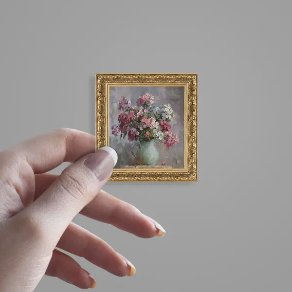 استیکر Painting Phlox painting acrylic