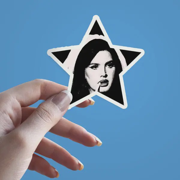 استیکر Lana Del Rey In the star