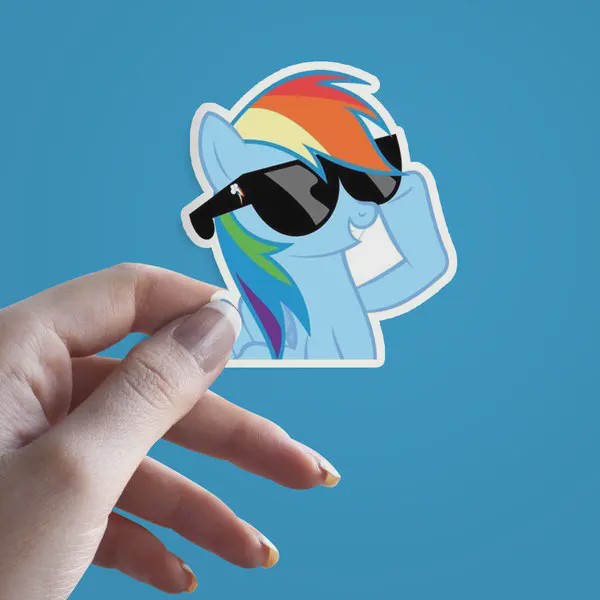 استیکر My Little Pony Rainbow Dash