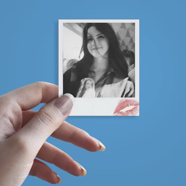 استیکر Lana Del Rey Polaroid