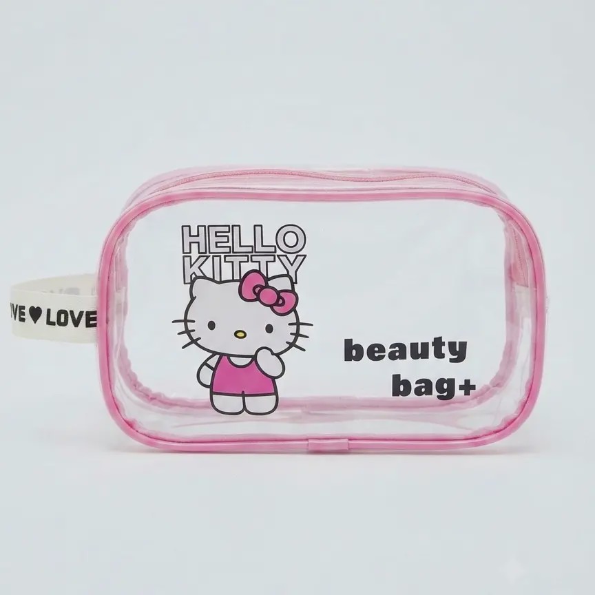 کیف آرایشی واش بگ هلو کیتی سایز بزرگ Hello Kitty Large Makeup Wash Bag
