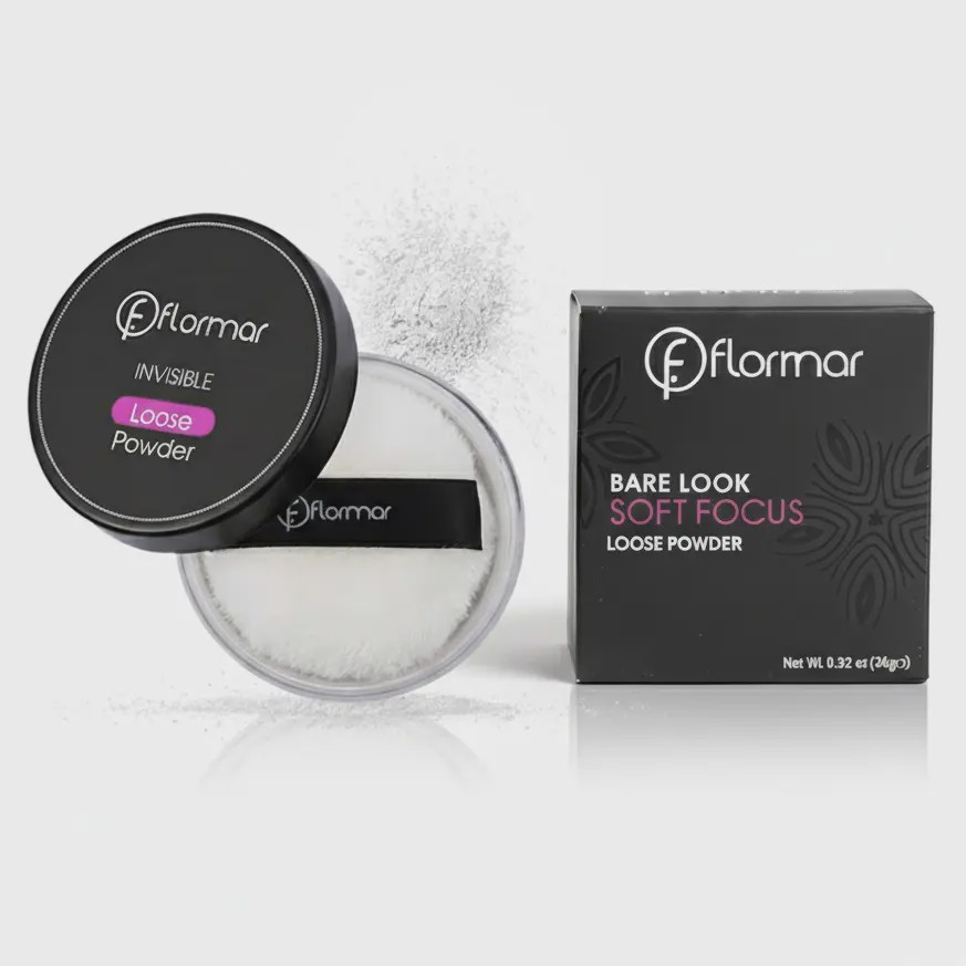 پودر فیکس آرایش فلورمار بی رنگ Flormar Bare Look Soft Focus Loose Powder