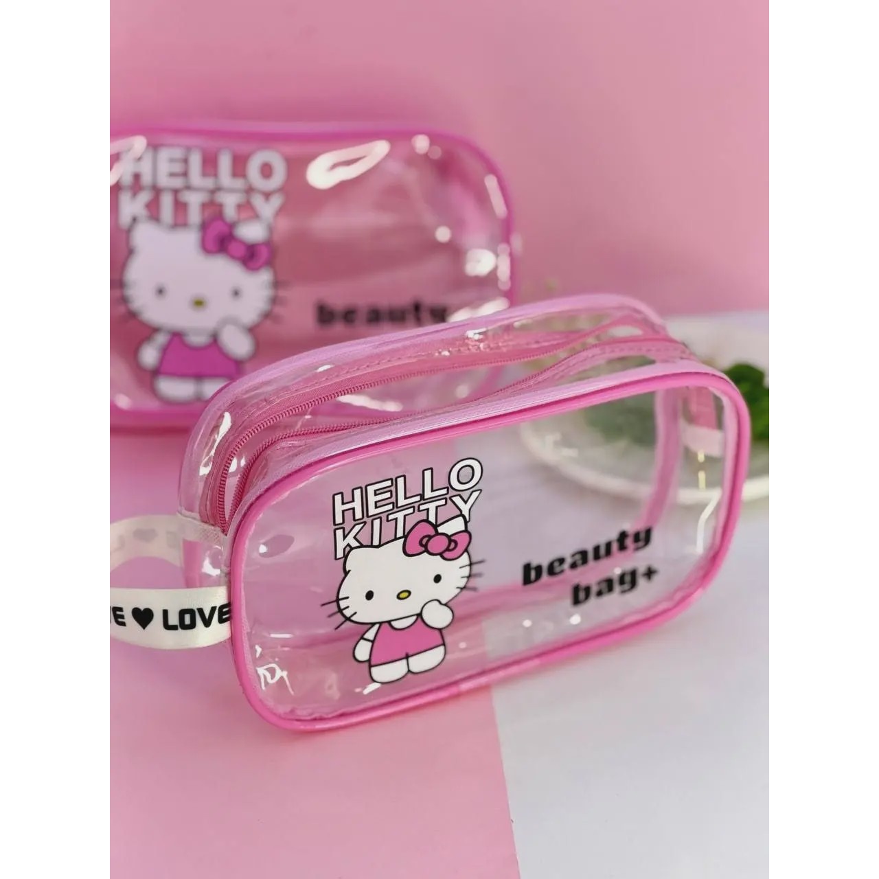 کیف آرایشی واش بگ هلو کیتی سایز بزرگ Hello Kitty Large Makeup Wash Bag