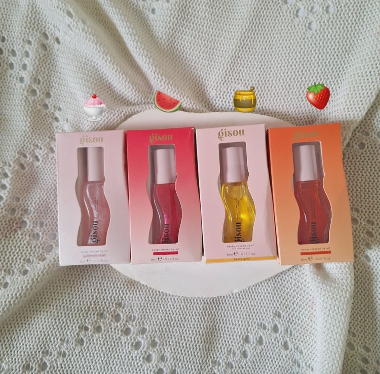 لیپ اویل گیسو / روغن لب گیسو Gisou Honey infused Lip Oil