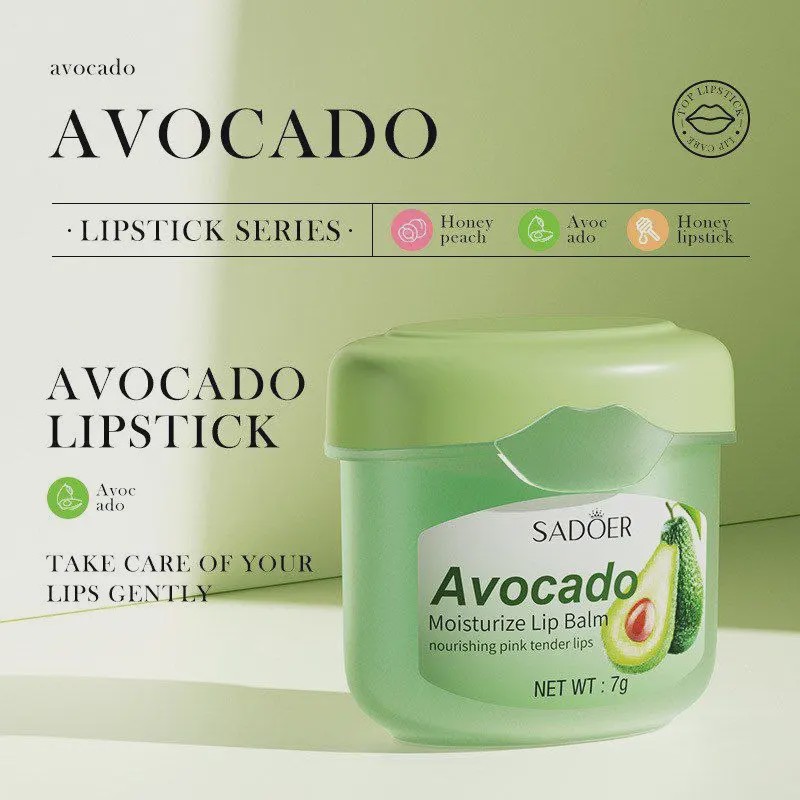 بالم لب سادور مدل آووکادو Sadeor avocado moisturizing lip balm