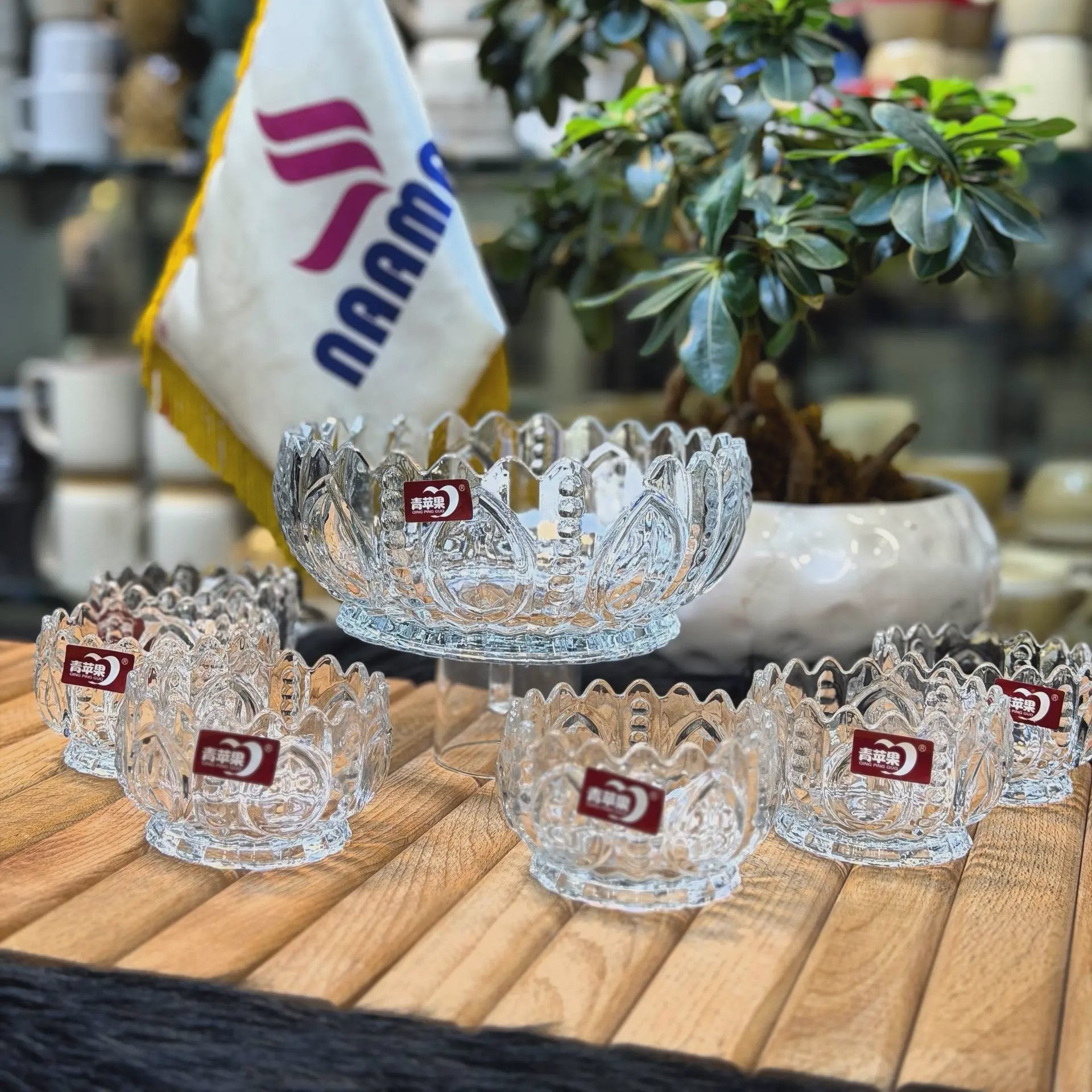 ست پیاله بلور طرح موجDELI نامارا
