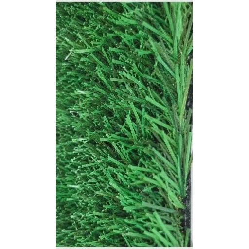 چمن مصنوعی دو رنگ سبز روشن و تیره ابعاد 2*1