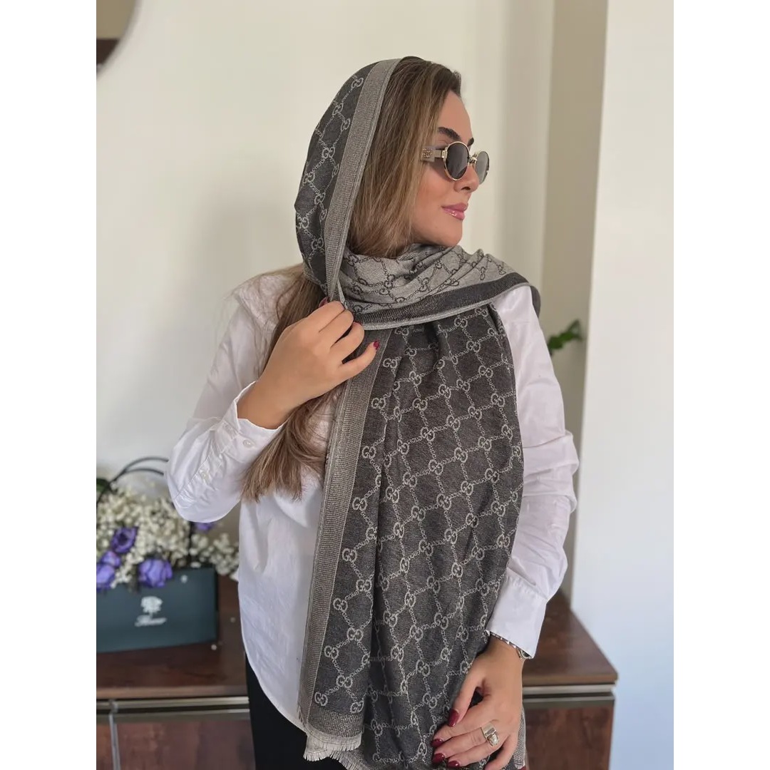 شال کشمیر دورلمه ذغالی