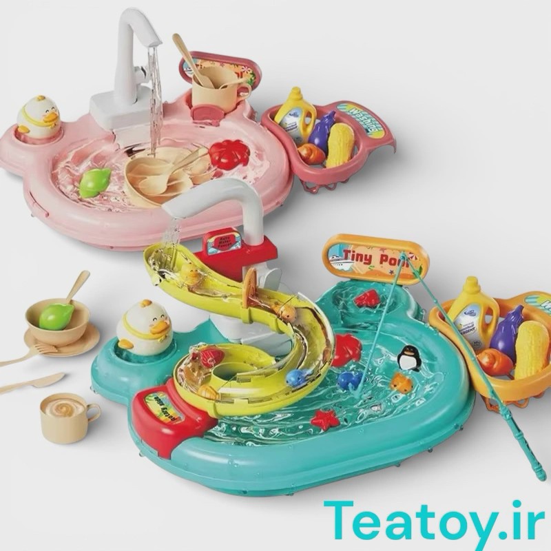سینک و ماهیگیری کودک 2 در 1 کد 1203.6