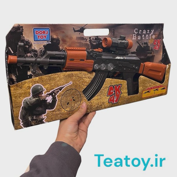 تفنگ موزیکال کلاش AK47 درج
