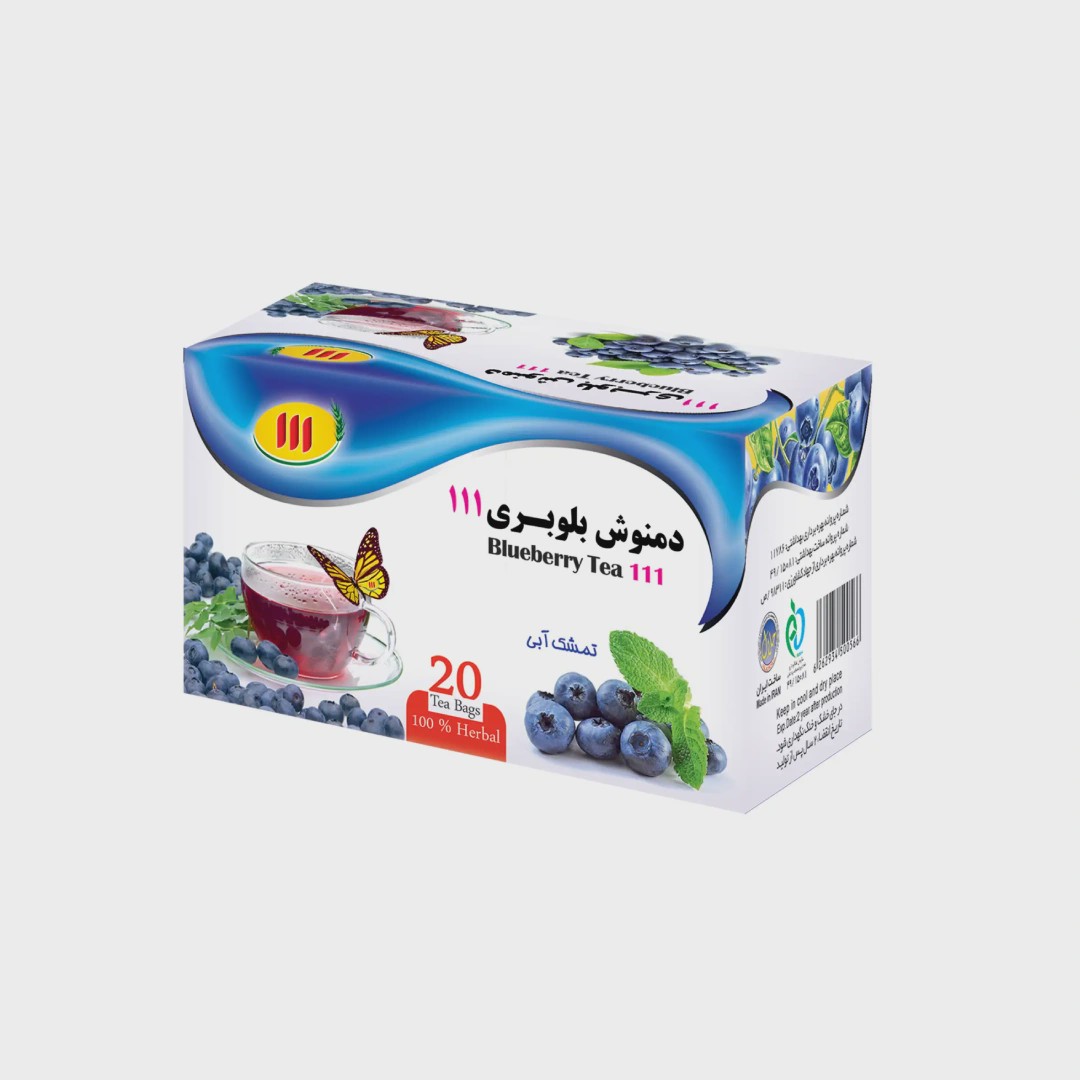 دمنوش بلوبری 111 - تی بگ 20 عددی